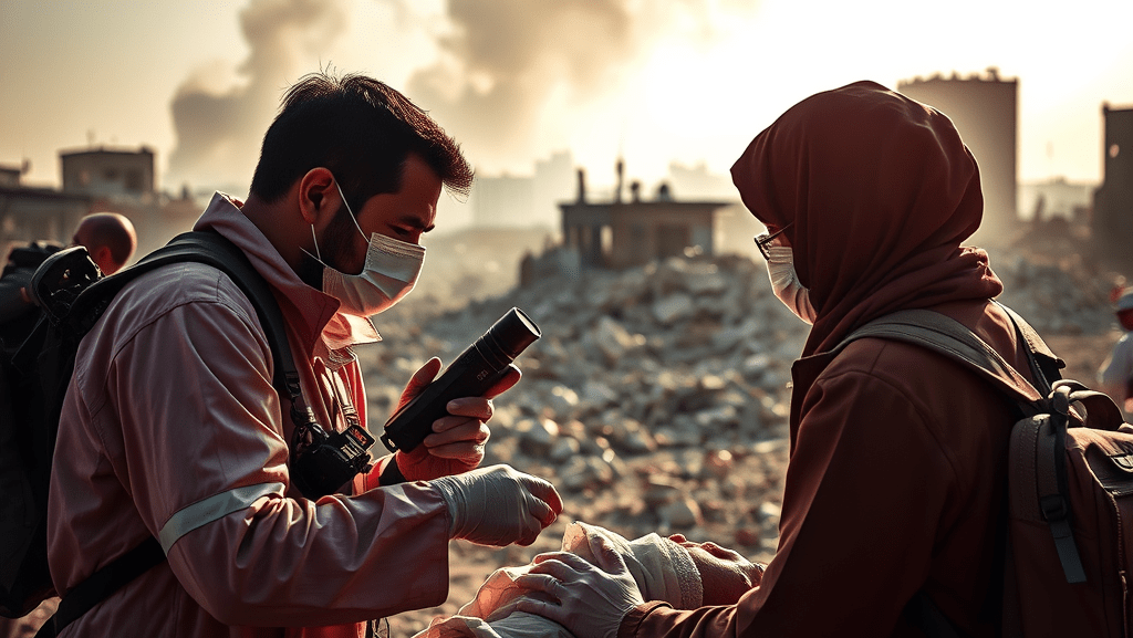 Geweld tegen Journalisten en Hulpverleners in&nbsp;Gaza